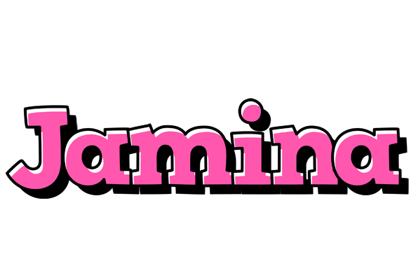 Jamina girlish logo