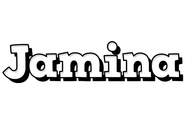 Jamina snowing logo