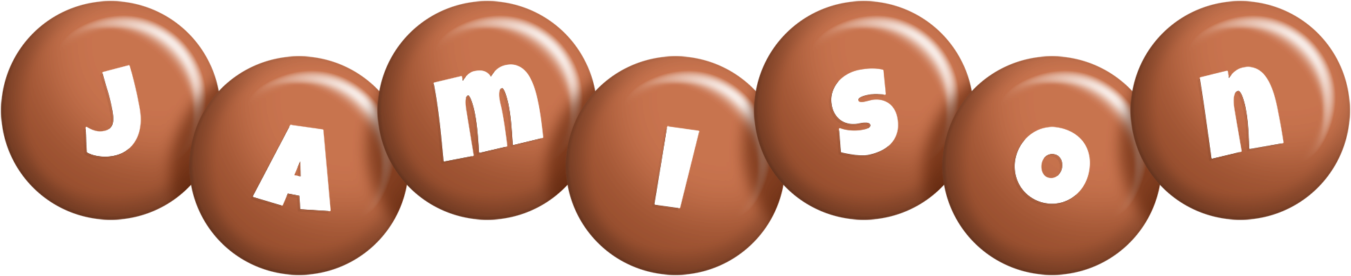 Jamison candy-brown logo