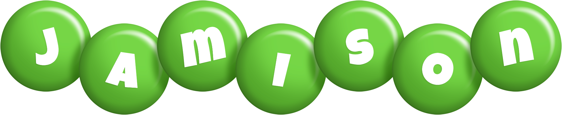 Jamison candy-green logo