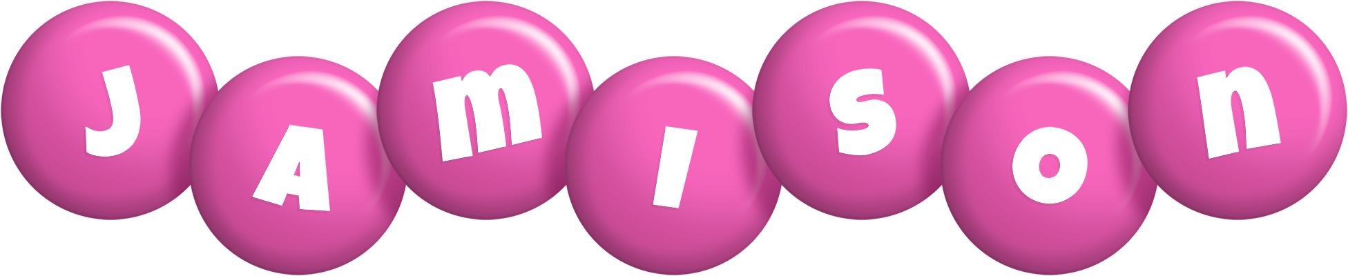 Jamison candy-pink logo