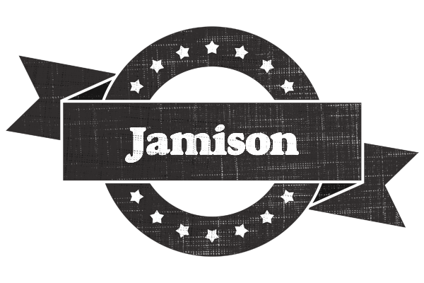 Jamison grunge logo