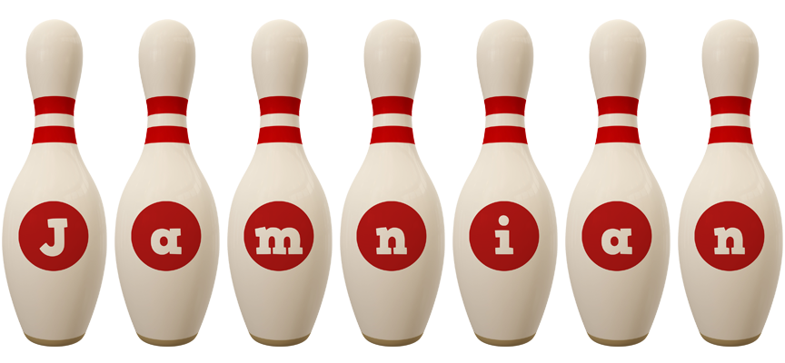 Jamnian bowling-pin logo