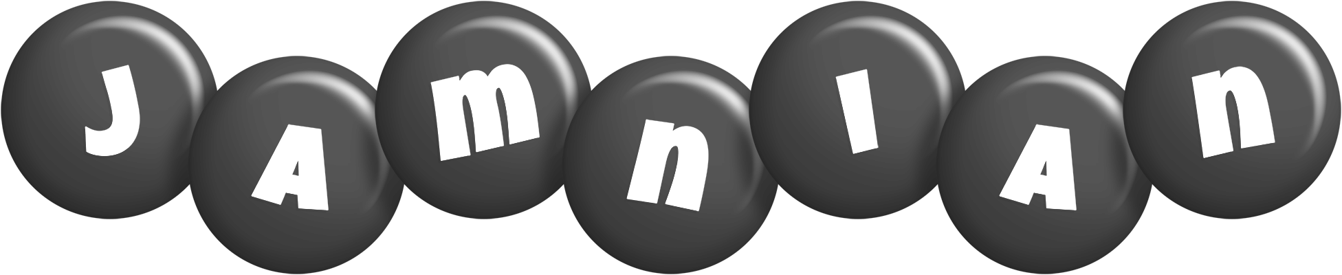 Jamnian candy-black logo