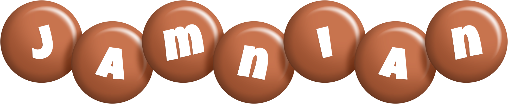 Jamnian candy-brown logo