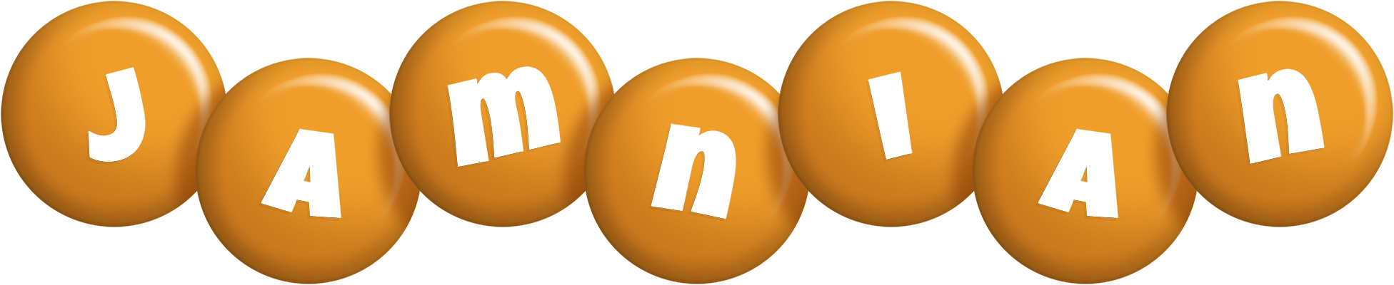 Jamnian candy-orange logo