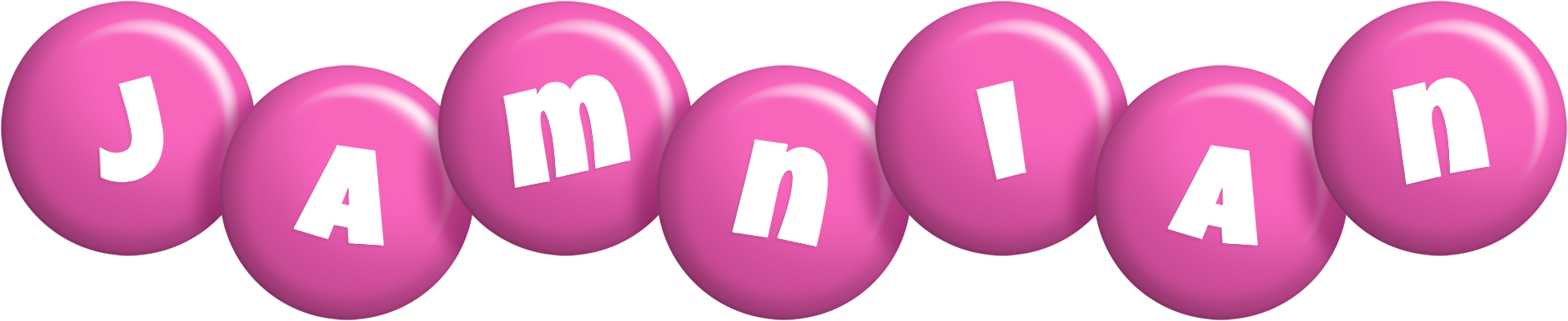 Jamnian candy-pink logo
