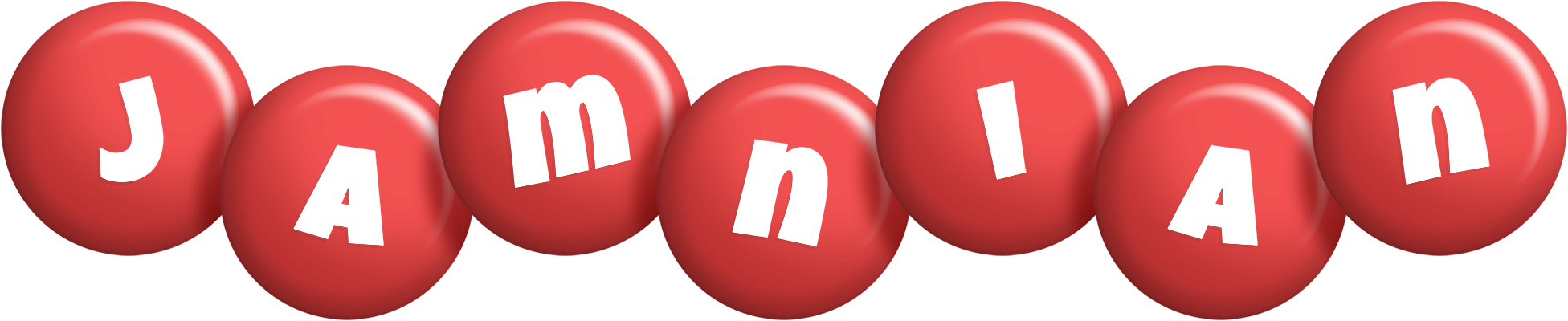 Jamnian candy-red logo