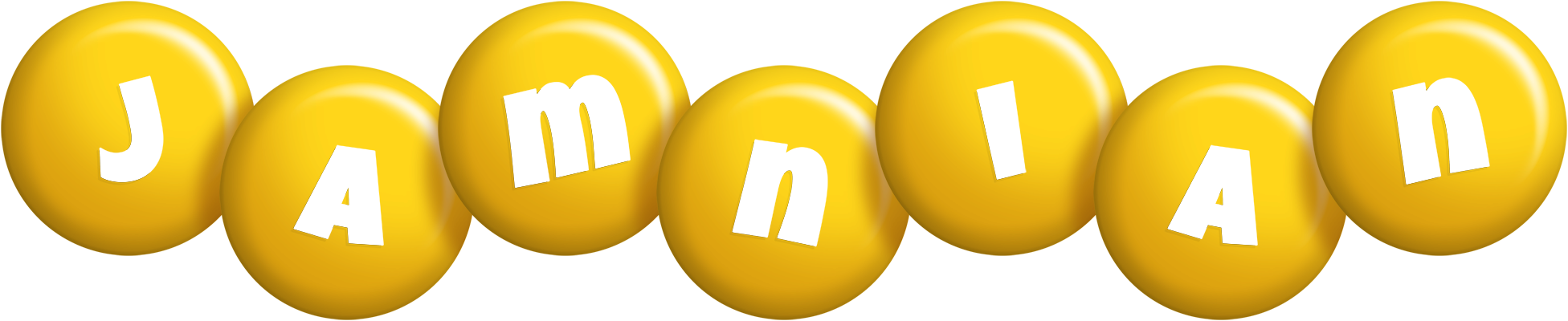 Jamnian candy-yellow logo