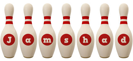 Jamshad bowling-pin logo