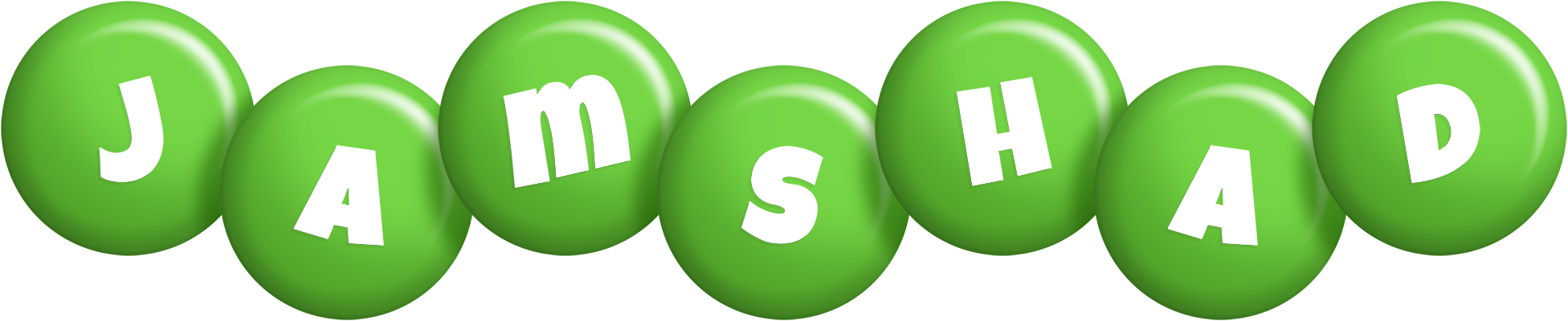 Jamshad candy-green logo