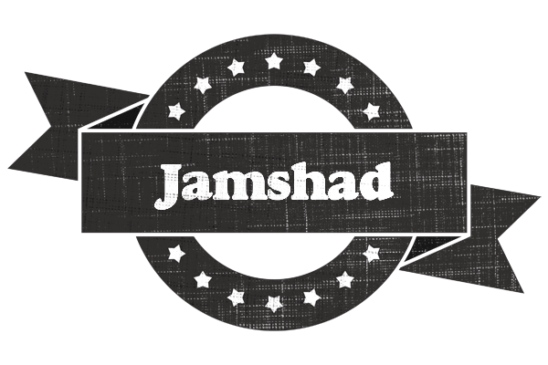 Jamshad grunge logo