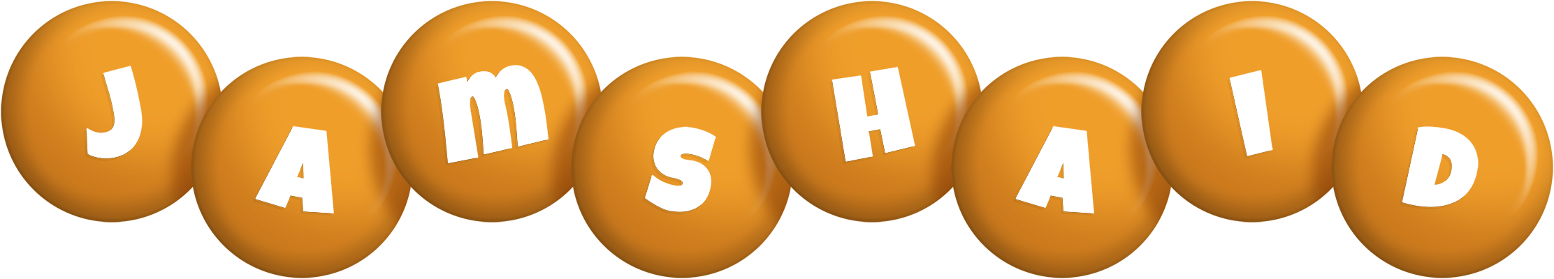 Jamshaid candy-orange logo