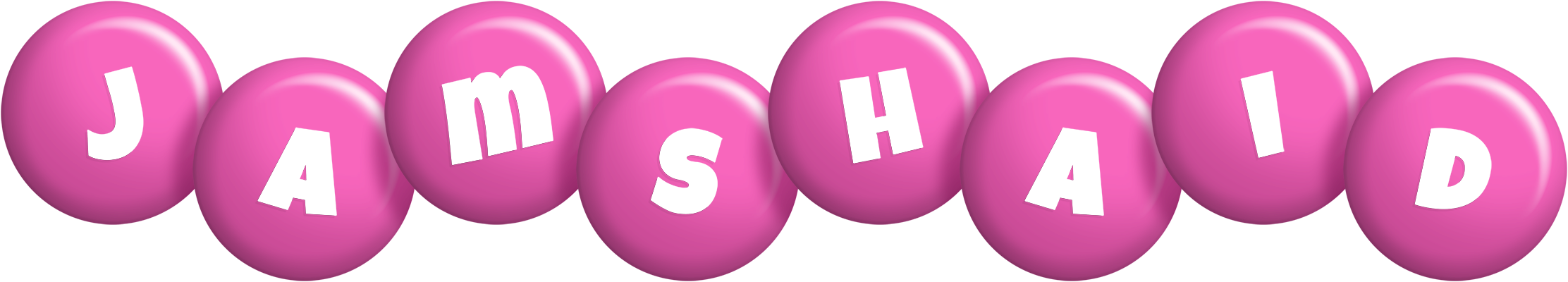 Jamshaid candy-pink logo