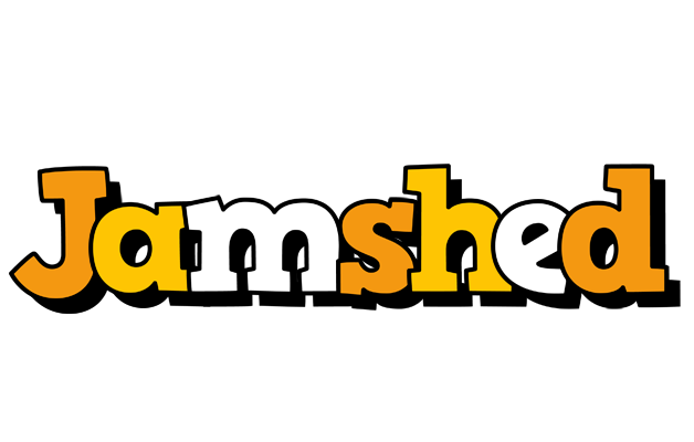 Jamshed cartoon logo