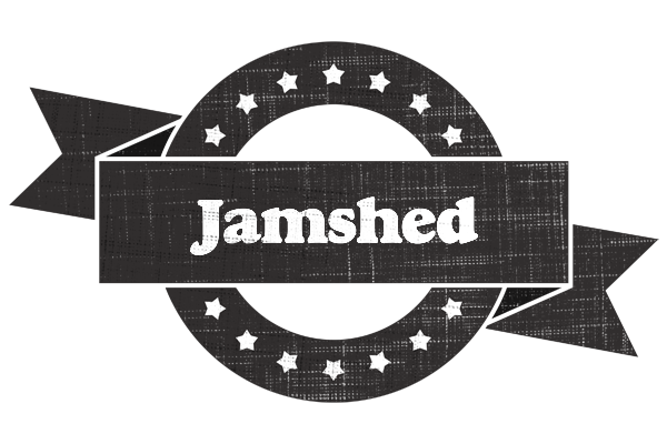 Jamshed grunge logo