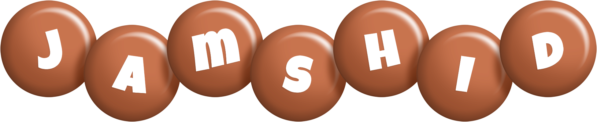 Jamshid candy-brown logo