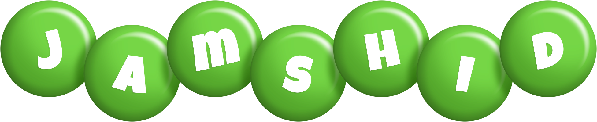 Jamshid candy-green logo