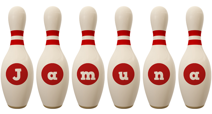 Jamuna bowling-pin logo