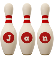 Jan bowling-pin logo