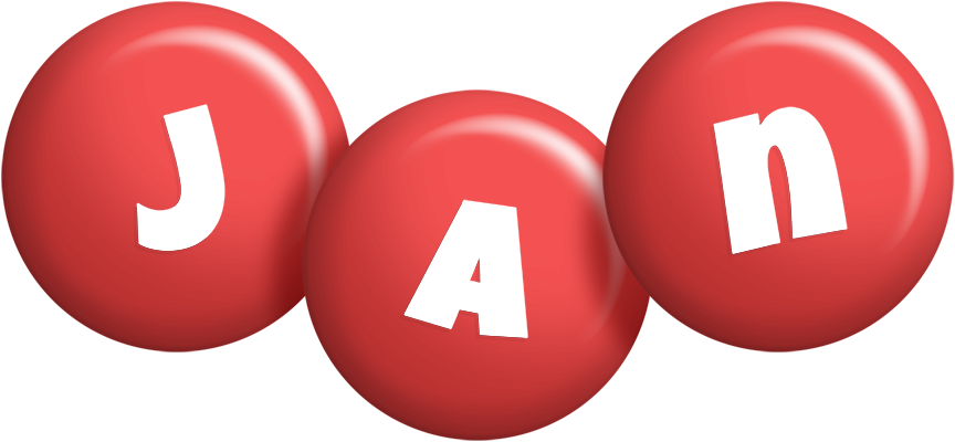 Jan candy-red logo