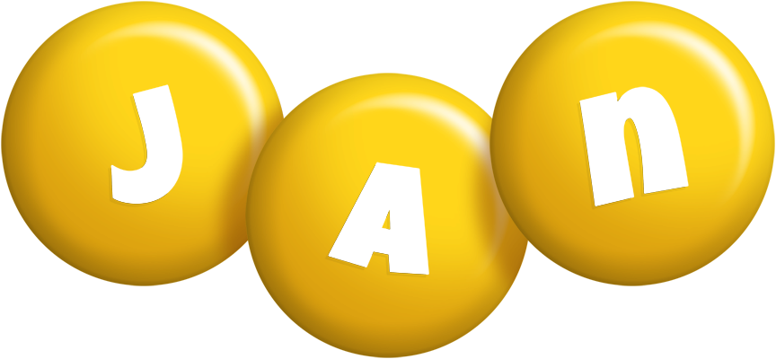Jan candy-yellow logo