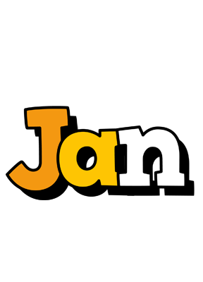 Jan cartoon logo