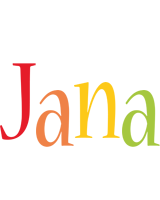 Jana birthday logo