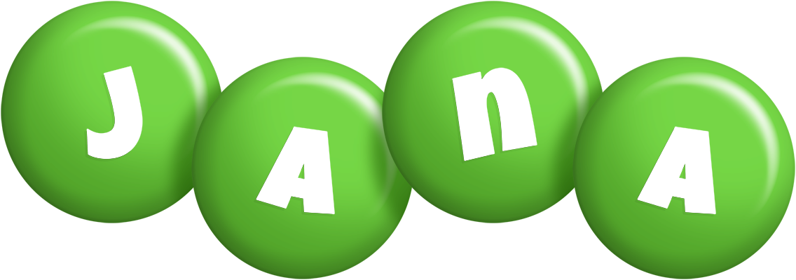 Jana candy-green logo