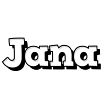 Jana snowing logo
