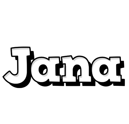 Jana snowing logo