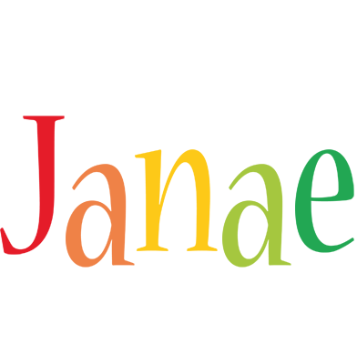 Janae birthday logo