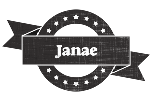 Janae grunge logo