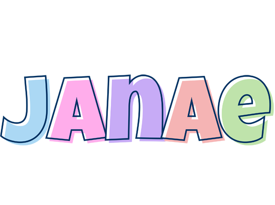 Janae pastel logo