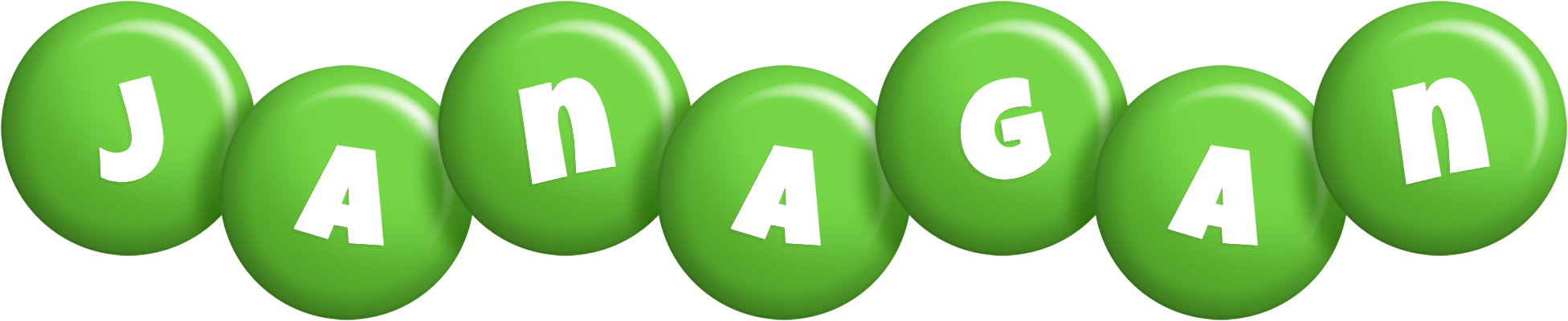 Janagan candy-green logo