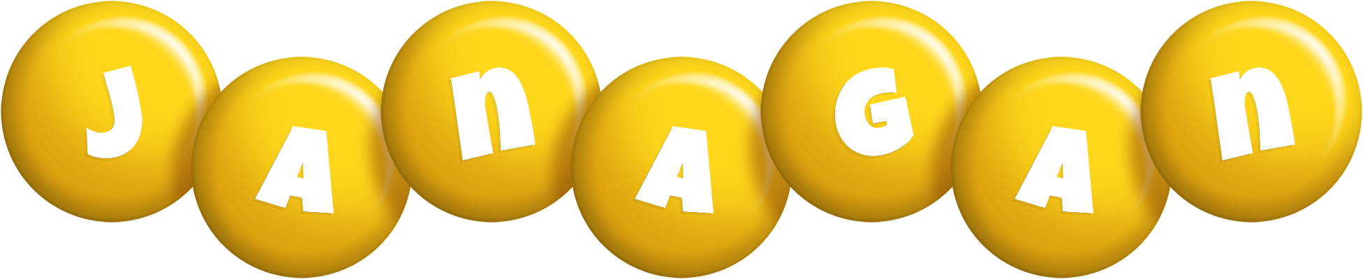 Janagan candy-yellow logo