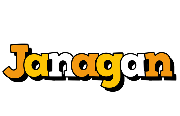 Janagan cartoon logo