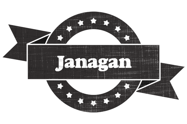 Janagan grunge logo