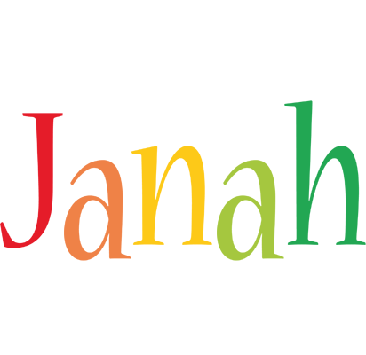 Janah birthday logo