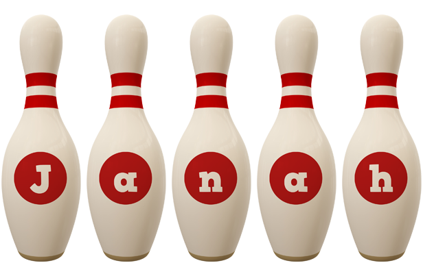 Janah bowling-pin logo