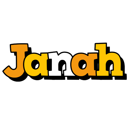 Janah cartoon logo