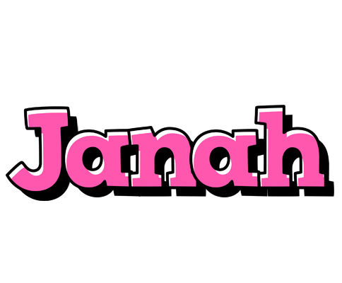Janah girlish logo