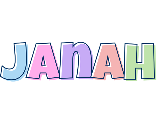 Janah pastel logo