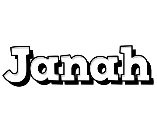Janah snowing logo