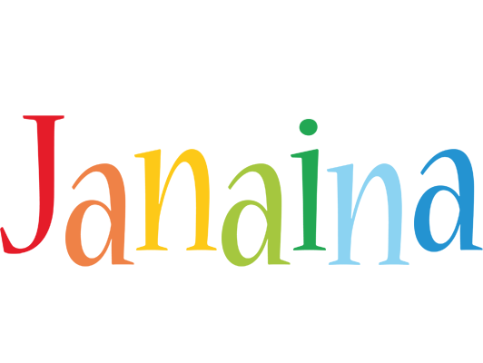 Janaina birthday logo