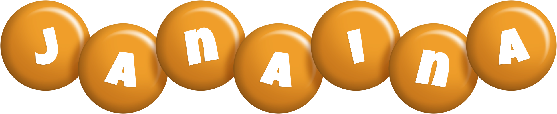 Janaina candy-orange logo