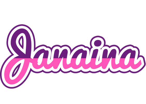 Janaina cheerful logo