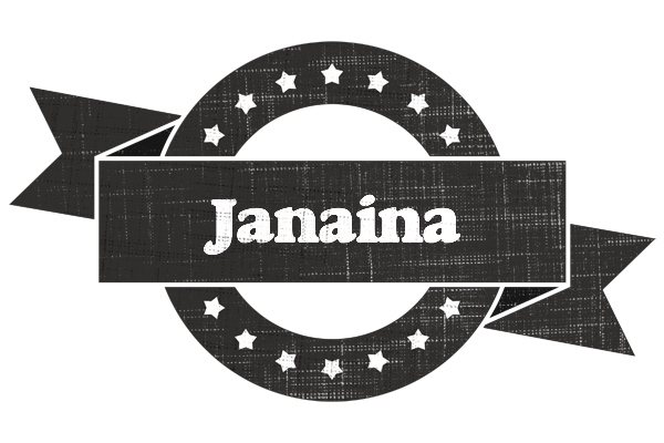 Janaina grunge logo