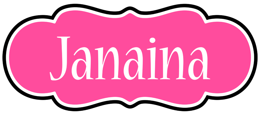 Janaina invitation logo