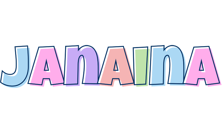 Janaina pastel logo